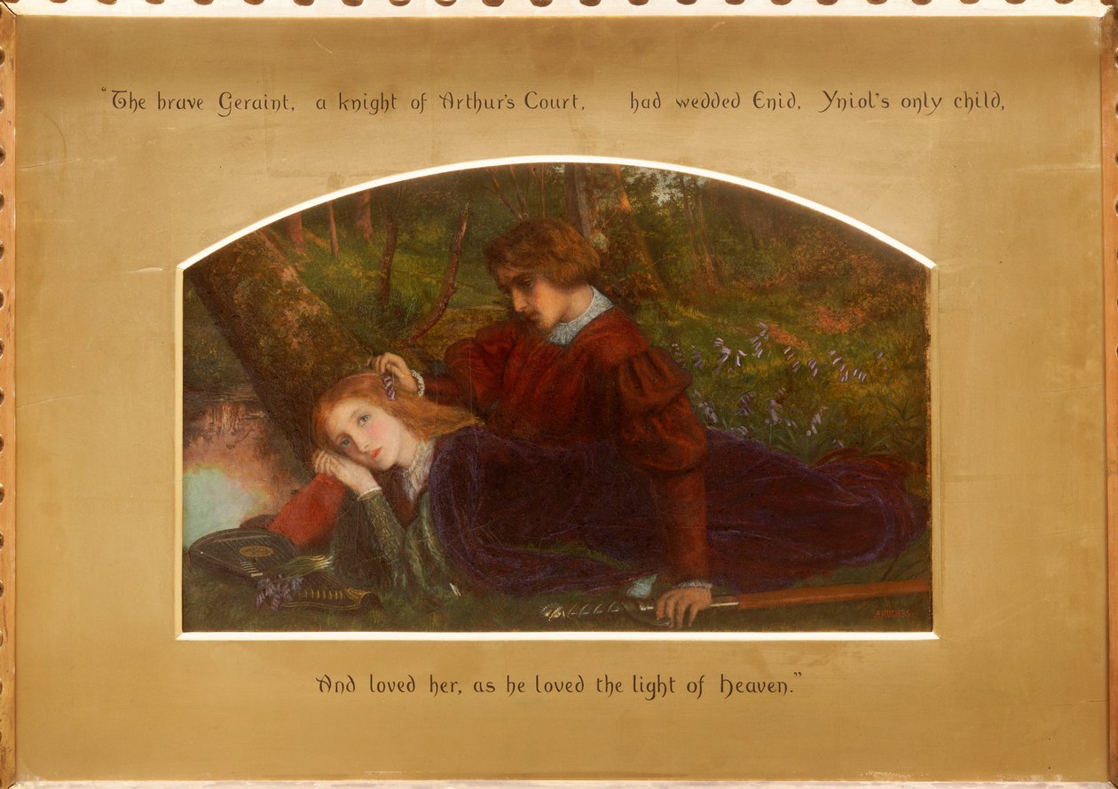 Enid och Geraint av Arthur Hughes
