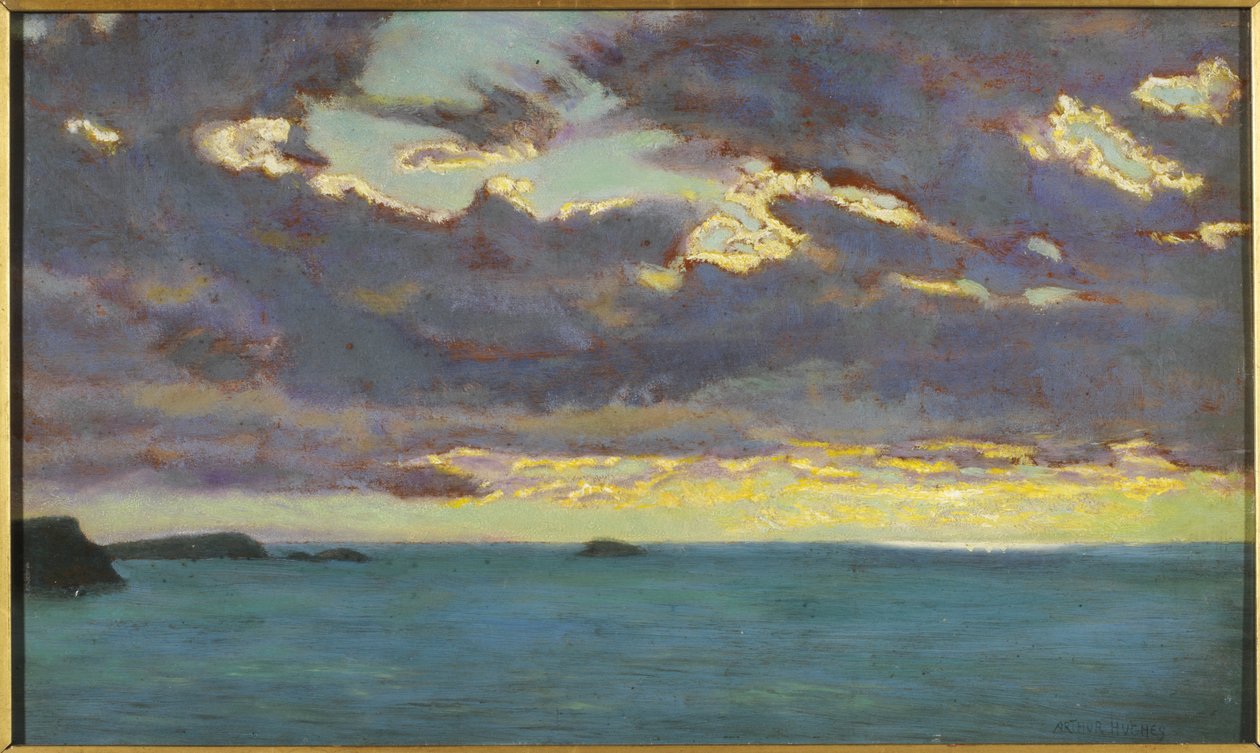 Från Pentire Point av Arthur Hughes