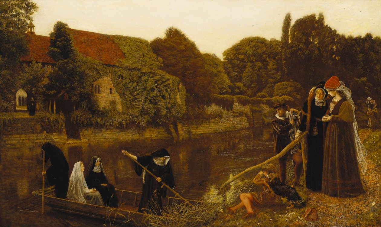 Klosterbåten, 1874 av Arthur Hughes