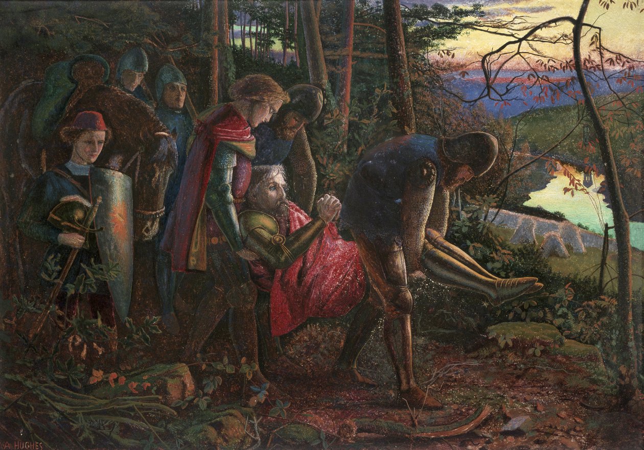 Solens riddare, 1860 av Arthur Hughes