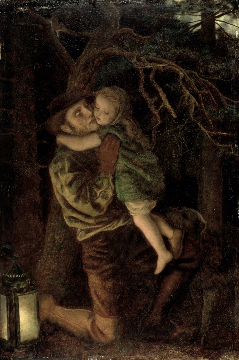 Det förlorade barnet, 1866 av Arthur Hughes
