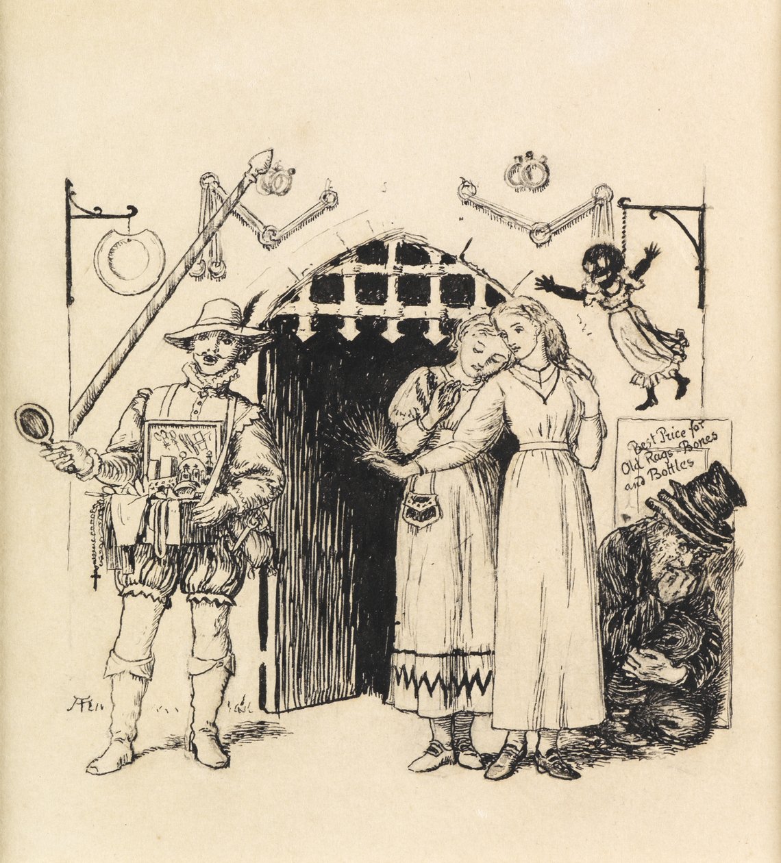 Handlarens diamant av Arthur Hughes