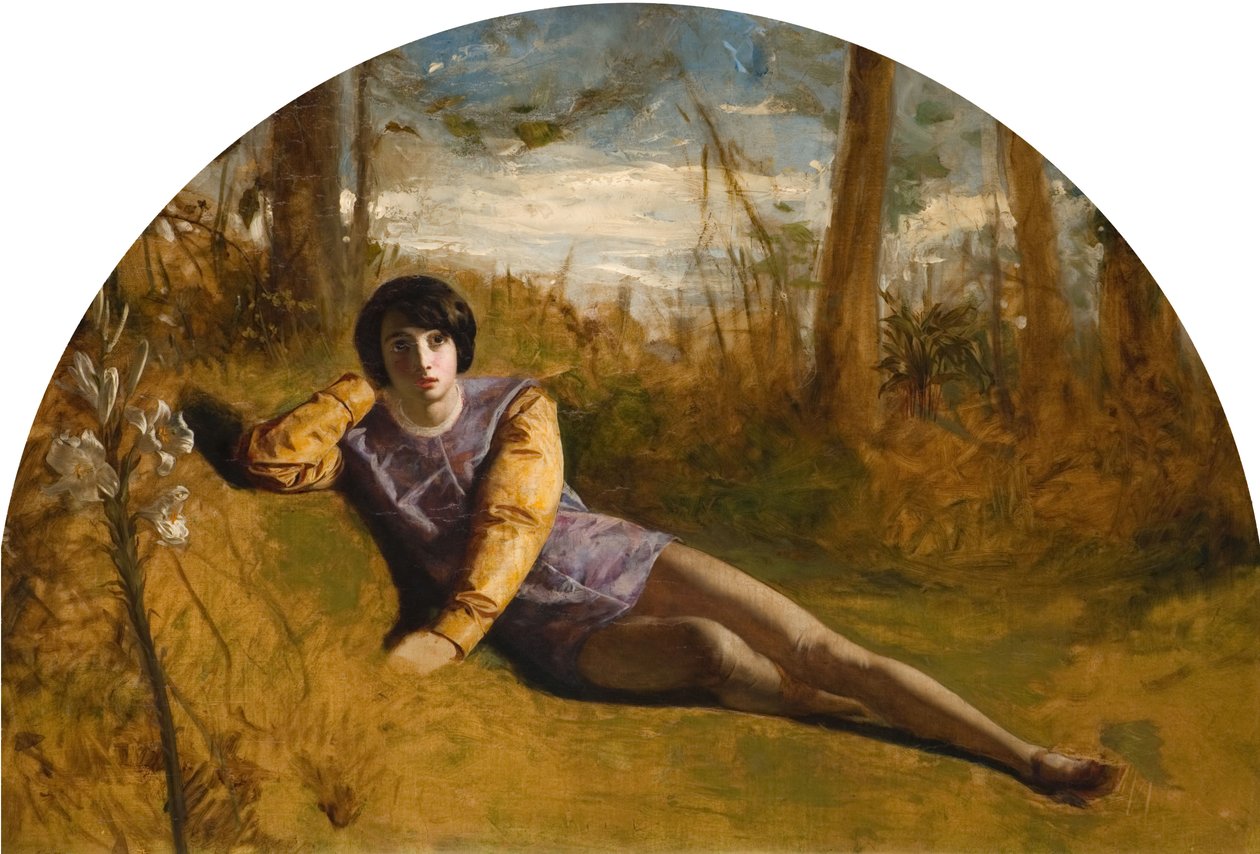 Den unge poeten, 1849. av Arthur Hughes