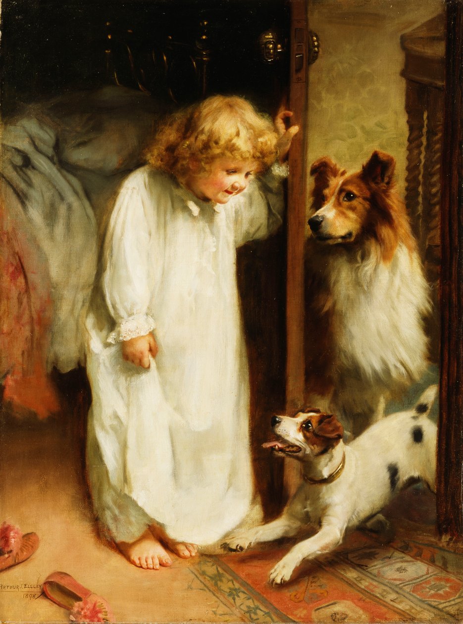 Morgonhälsningen av Arthur John Elsley