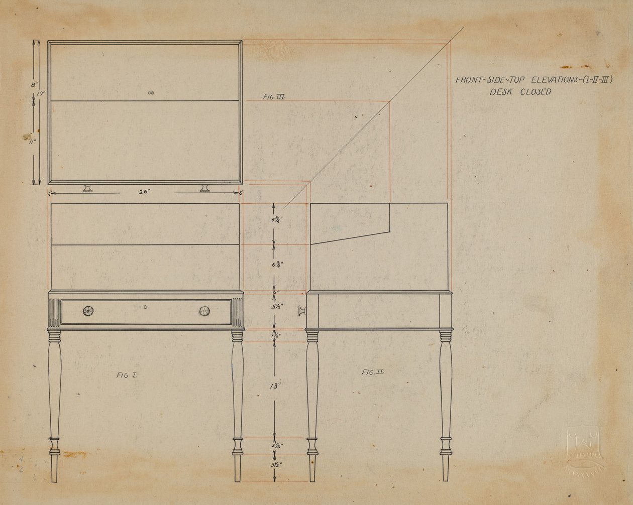 Box Skrivbord av Arthur Johnson