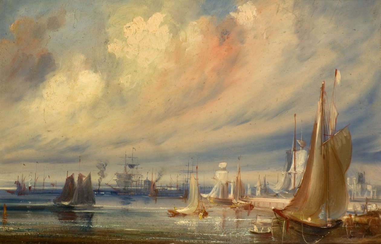 Dundee Docks från Patent Slip av Arthur Lee