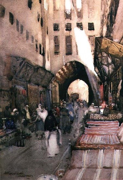 En turkisk basar av Arthur Melville