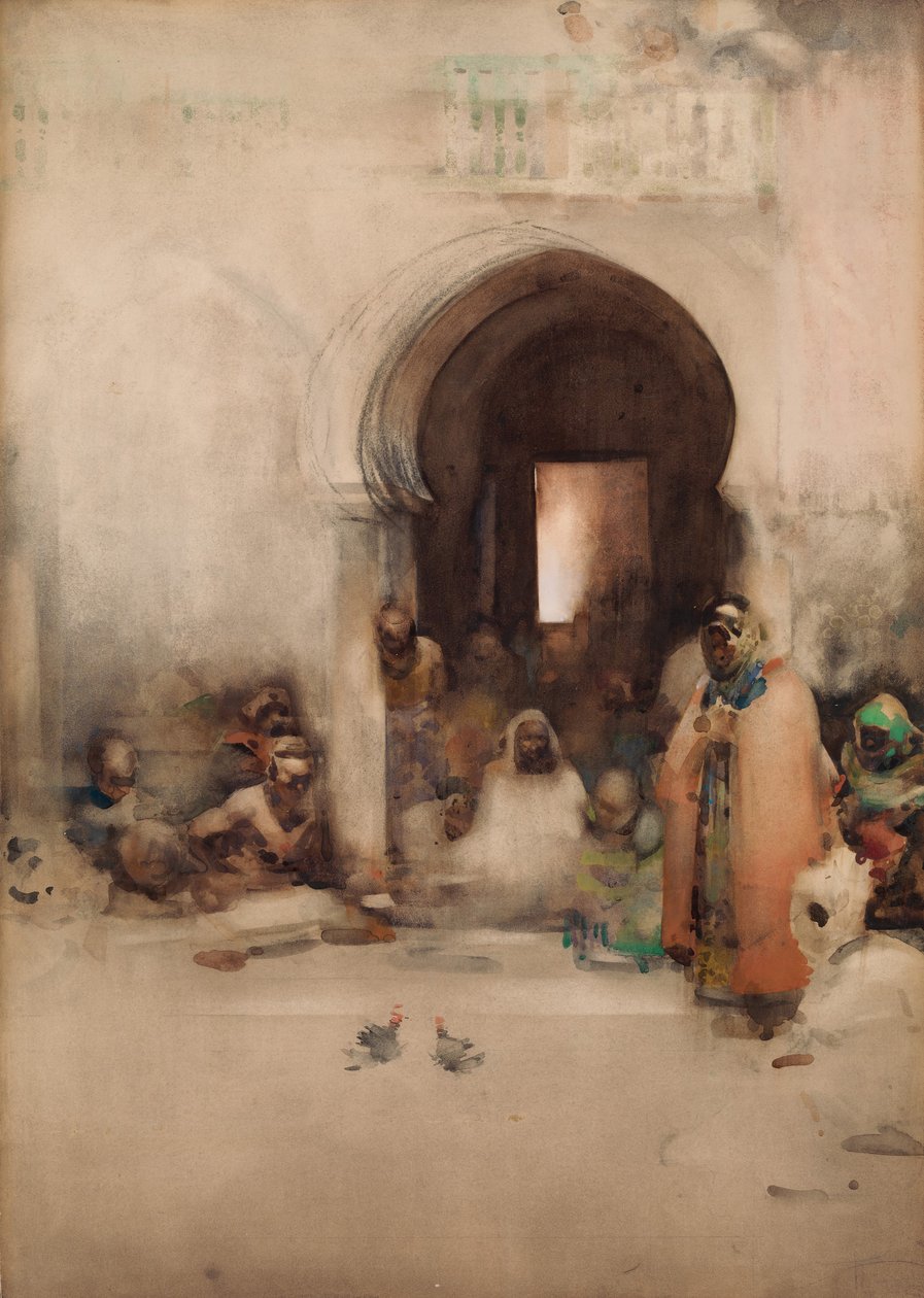Tuppkamp, 1900. av Arthur Melville