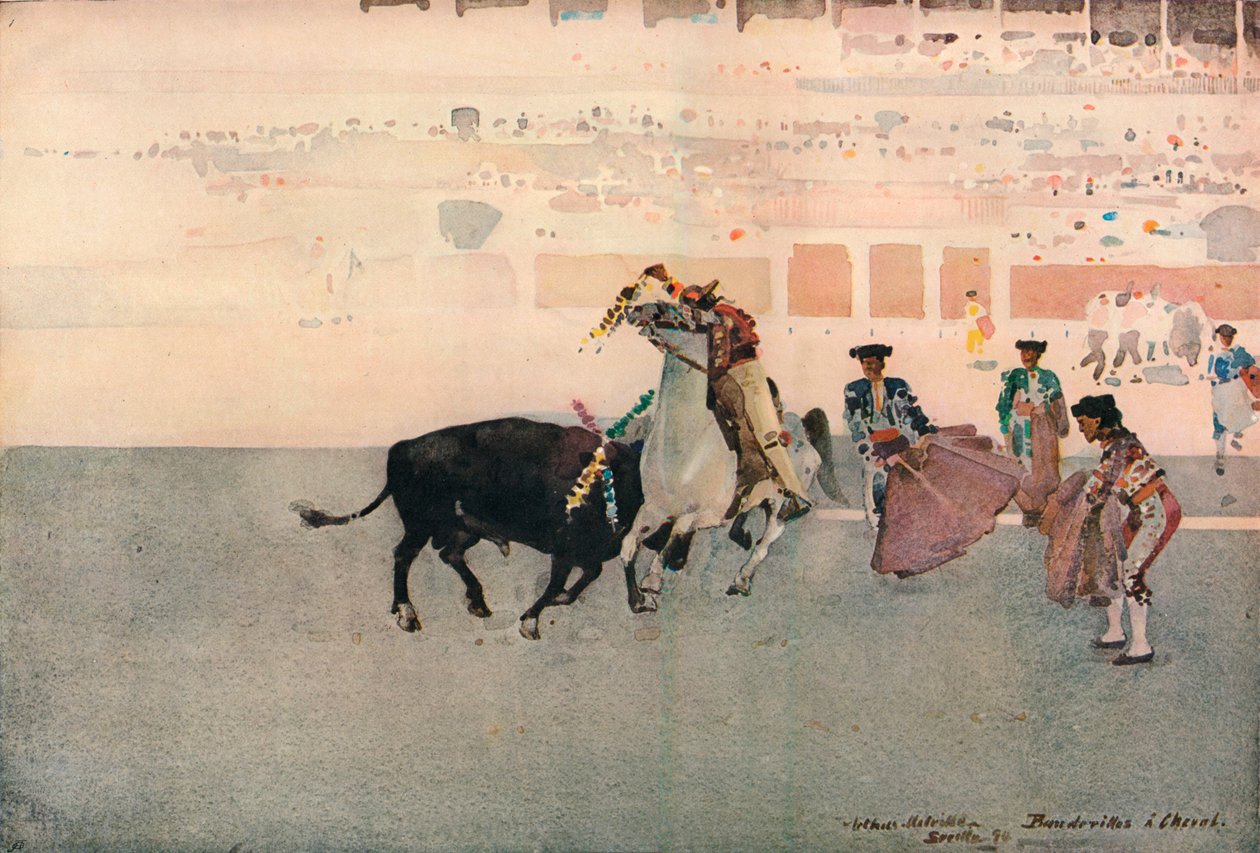 Picadors, Sevilla, 1893, 1906 av Arthur Melville