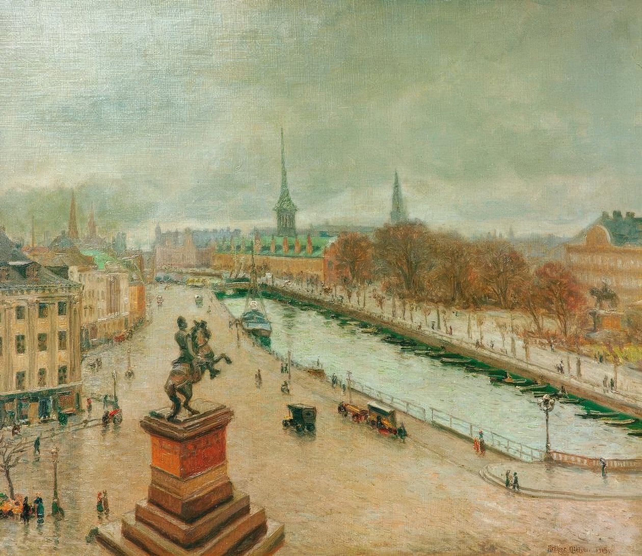 Utsikt över Köpenhamn av Arthur Nielsen