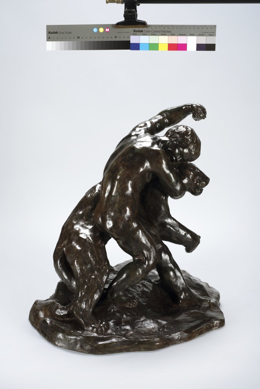 Puma and Child (brons) av Arthur Putnam