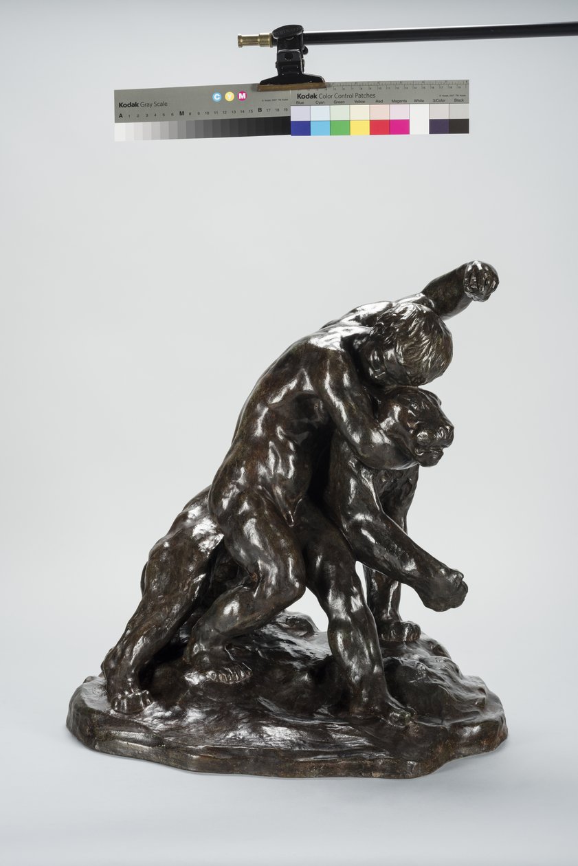 Puma and Child (brons) av Arthur Putnam