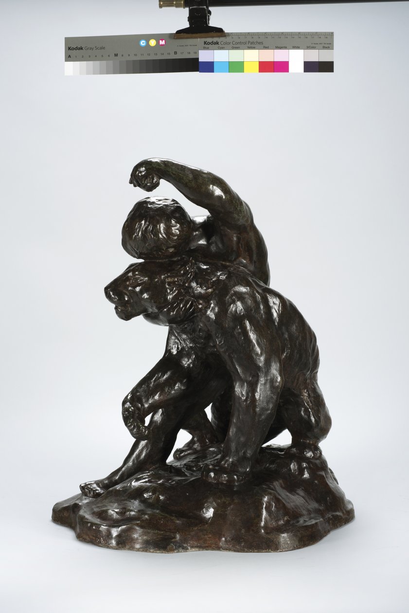 Puma and Child (brons) av Arthur Putnam