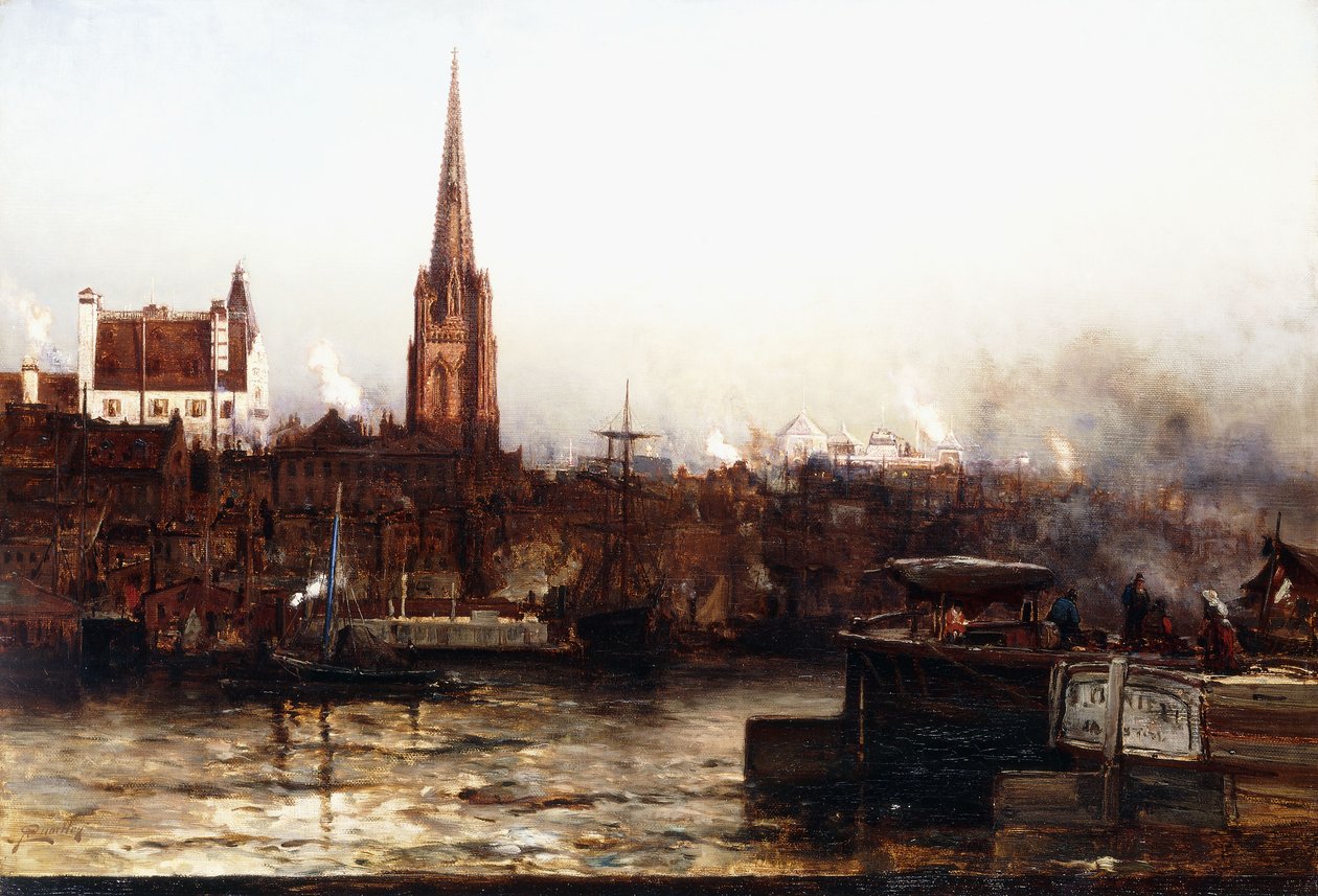 Treenigheten från floden, 1880 av Arthur Quartley