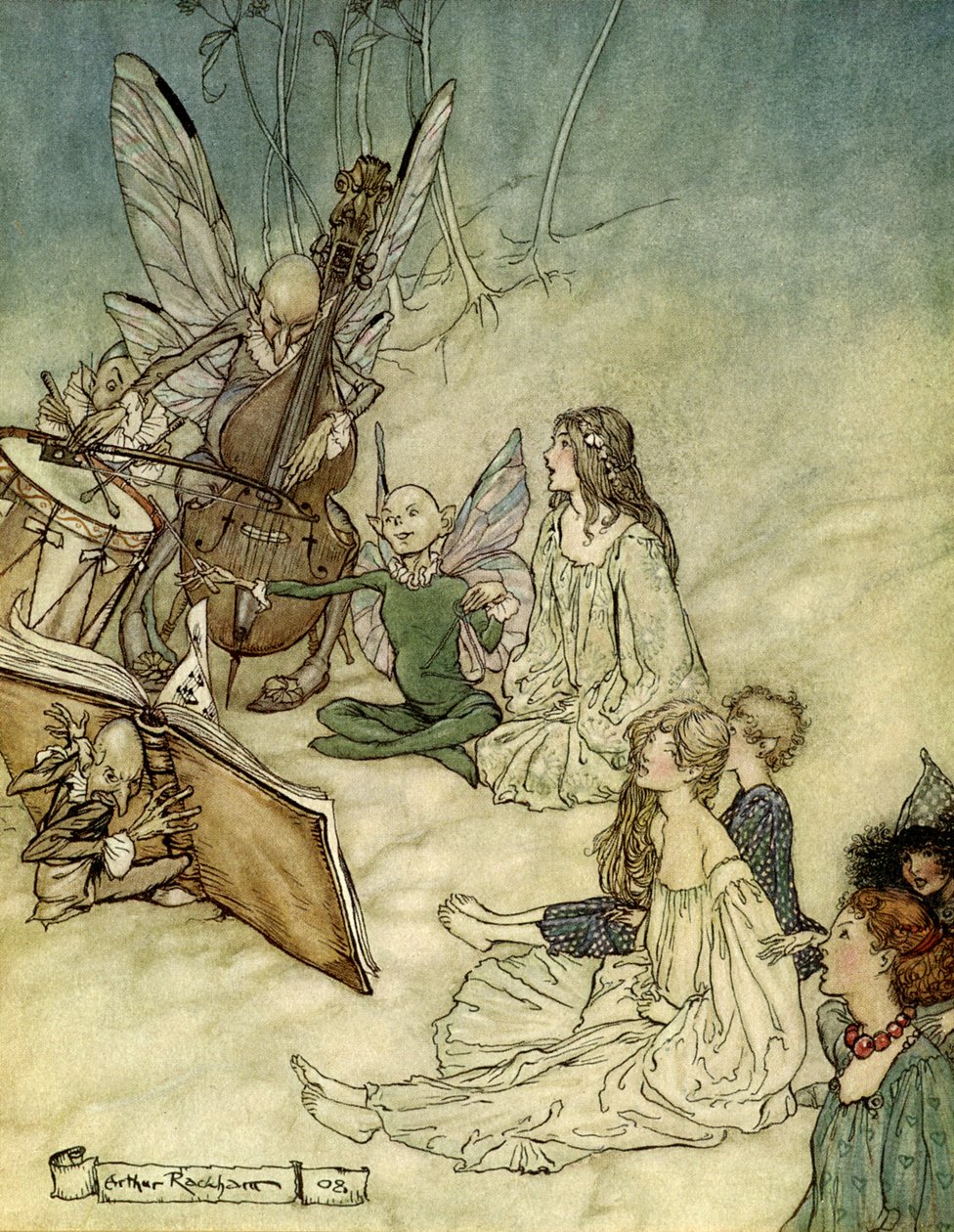 En midsommarnattsdröm av Arthur Rackham