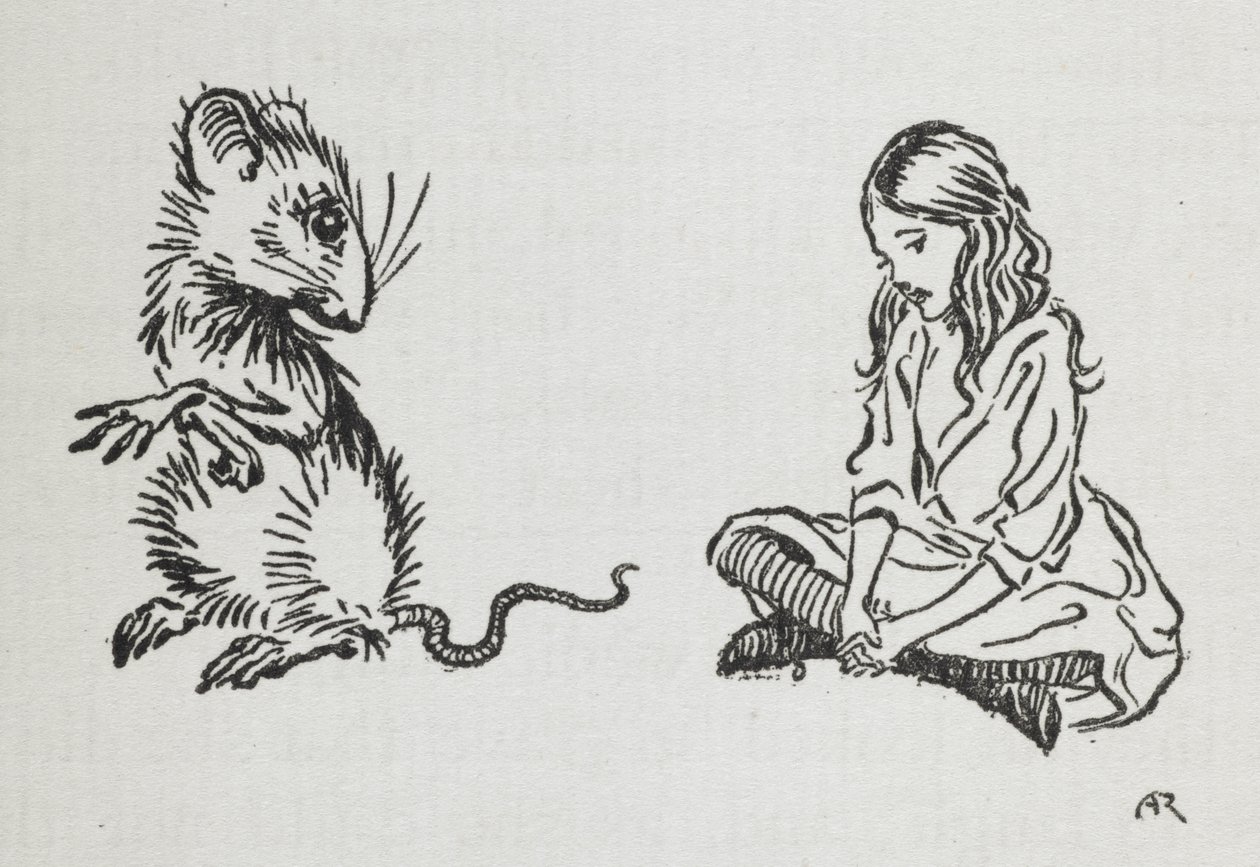 Alice och musen av Arthur Rackham