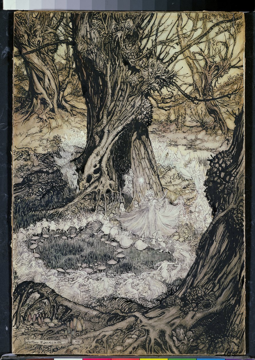 Kom, nu en Roundel, 1908 av Arthur Rackham