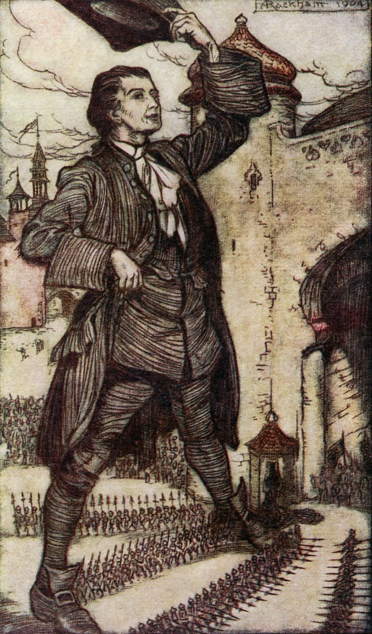 Gullivers resor av Jonathan Swift av Arthur Rackham