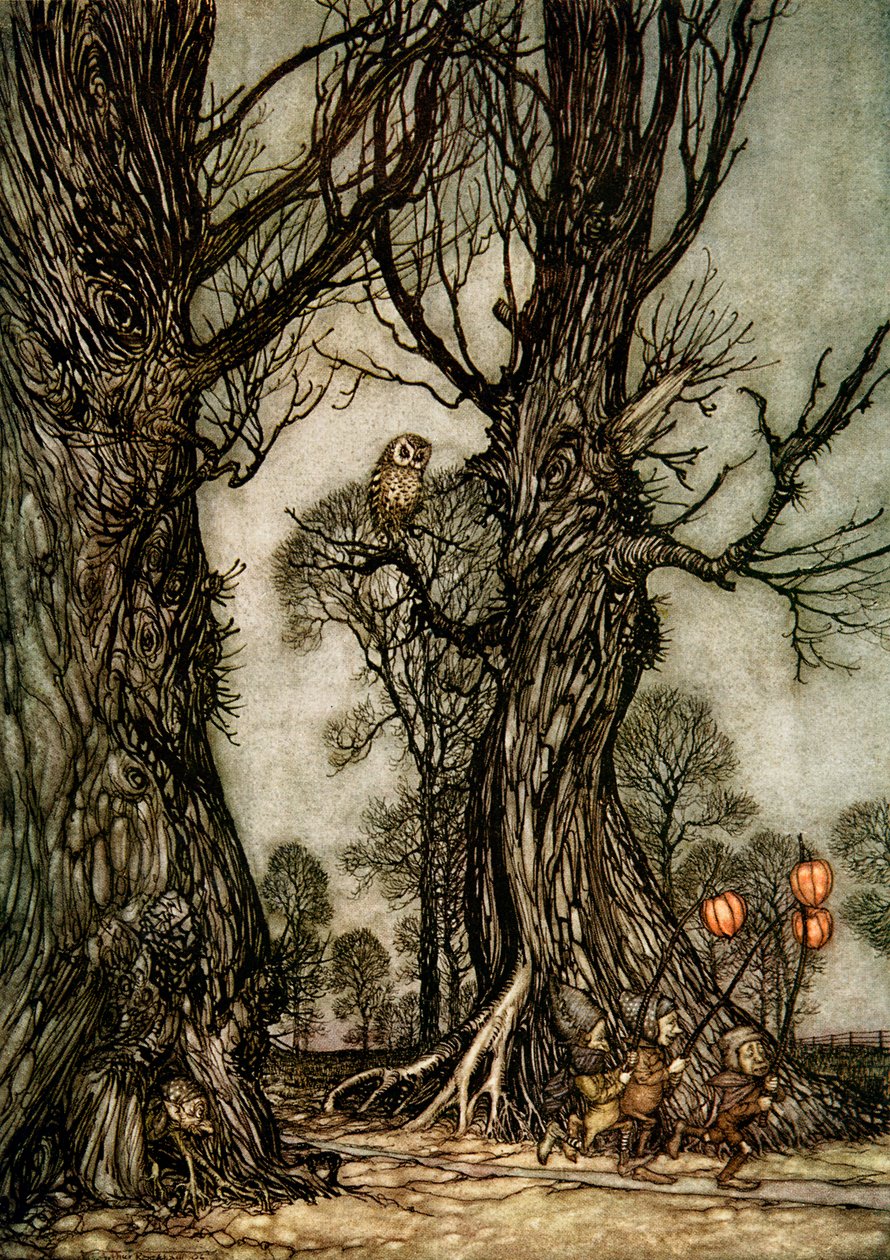 Peter Pan i Kensington Gardens av Arthur Rackham