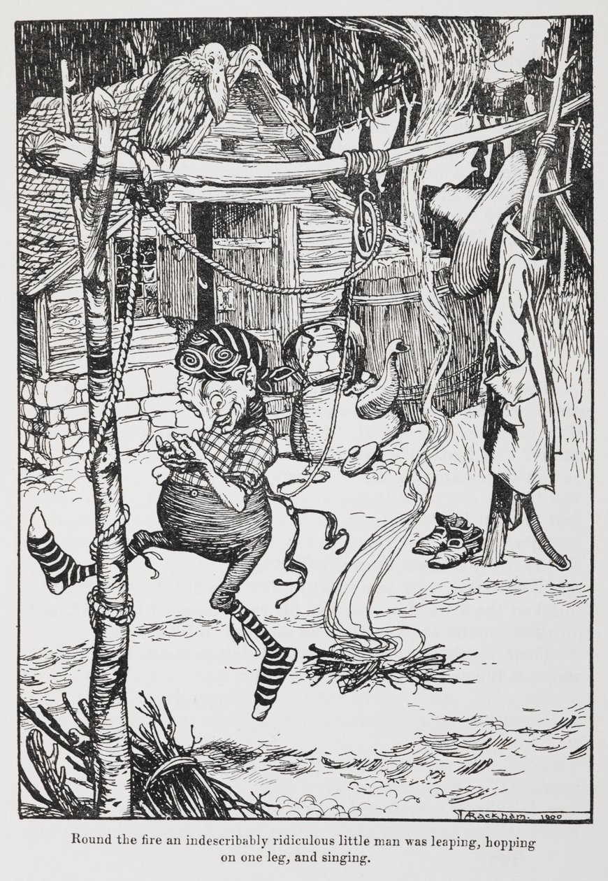 Rumpelstiltskinn av Arthur Rackham