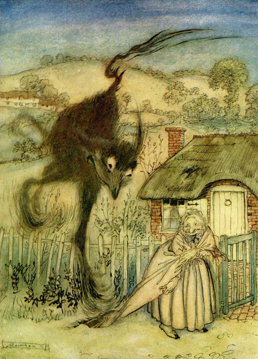 Bogey Beast av Arthur Rackham