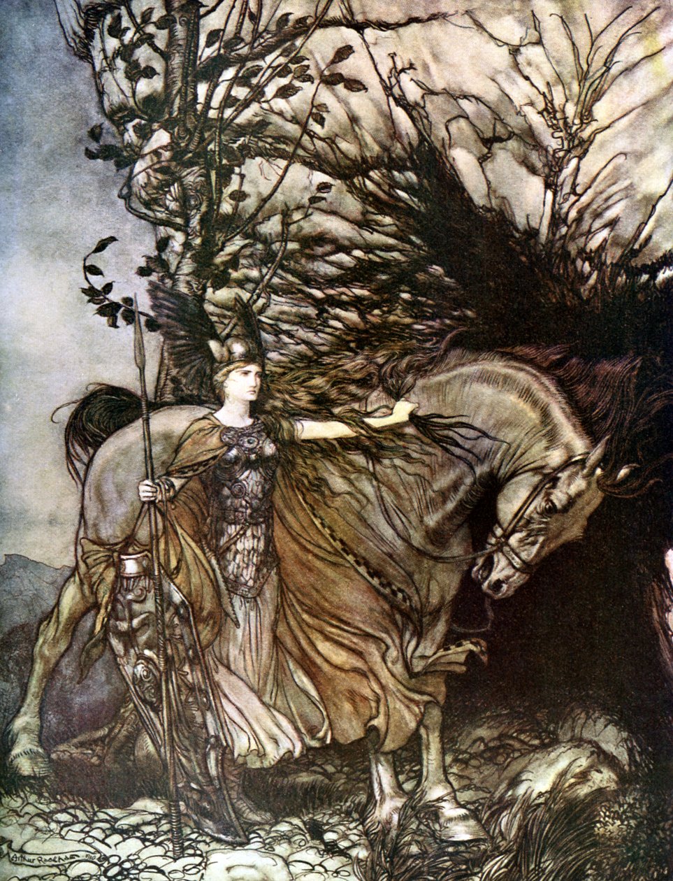 Valkyrian Valkyrian av Arthur Rackham