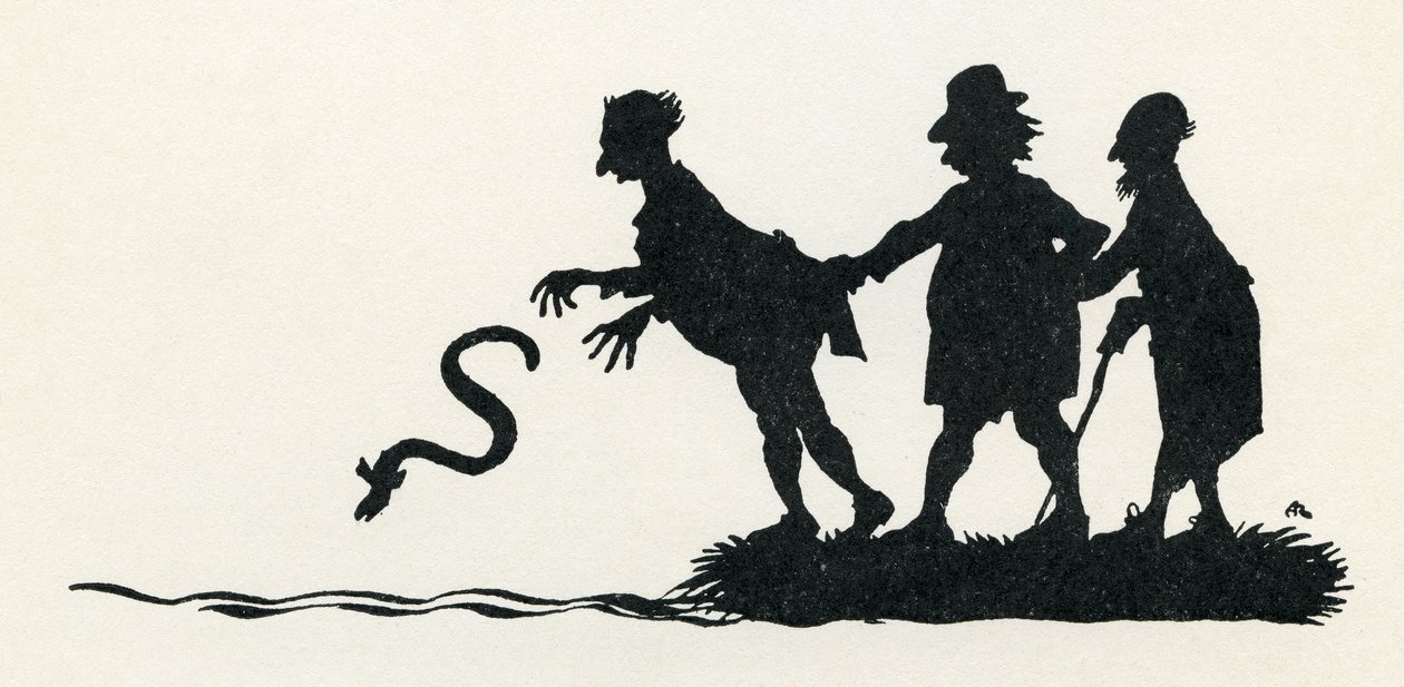 De vise männen från Gotham av Arthur Rackham