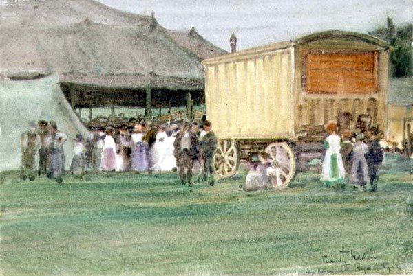 Cirkus på Rye av Arthur Romilly Fedden