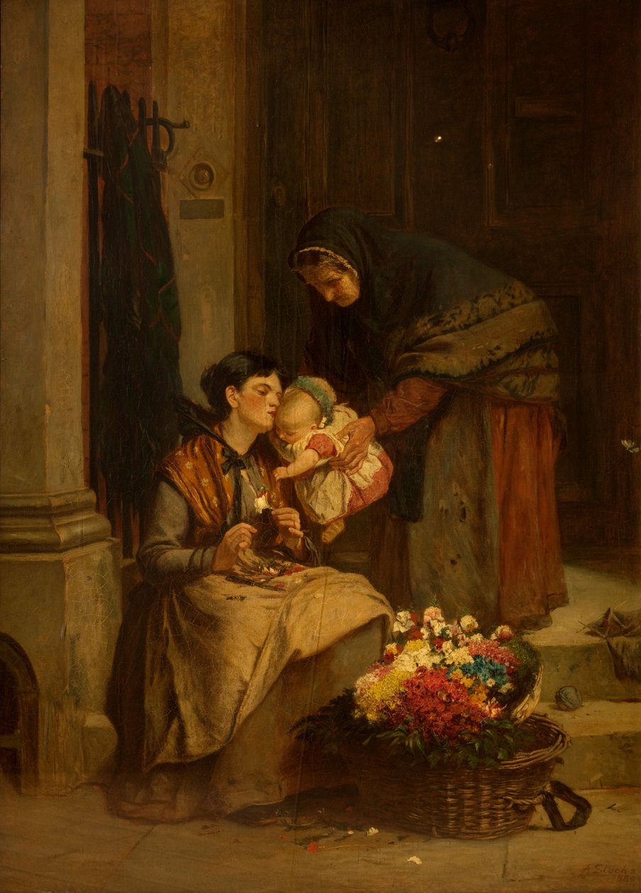 Hennes sötaste blomma, 1880 av Arthur Stocks