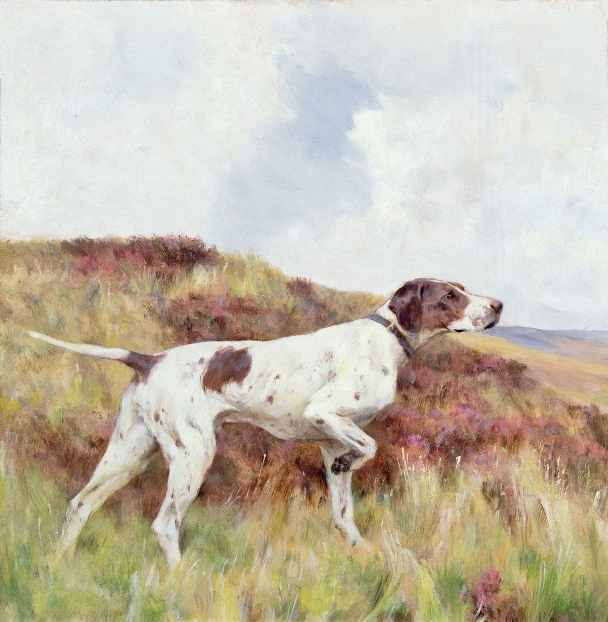 En Pointer (olja ombord) av Arthur Wardle