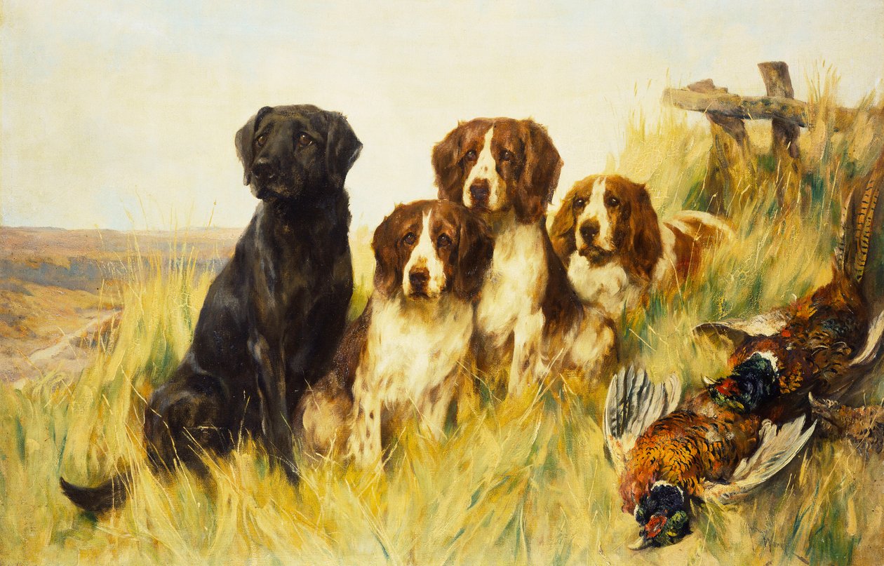 Looking Ahead (olja på duk) av Arthur Wardle