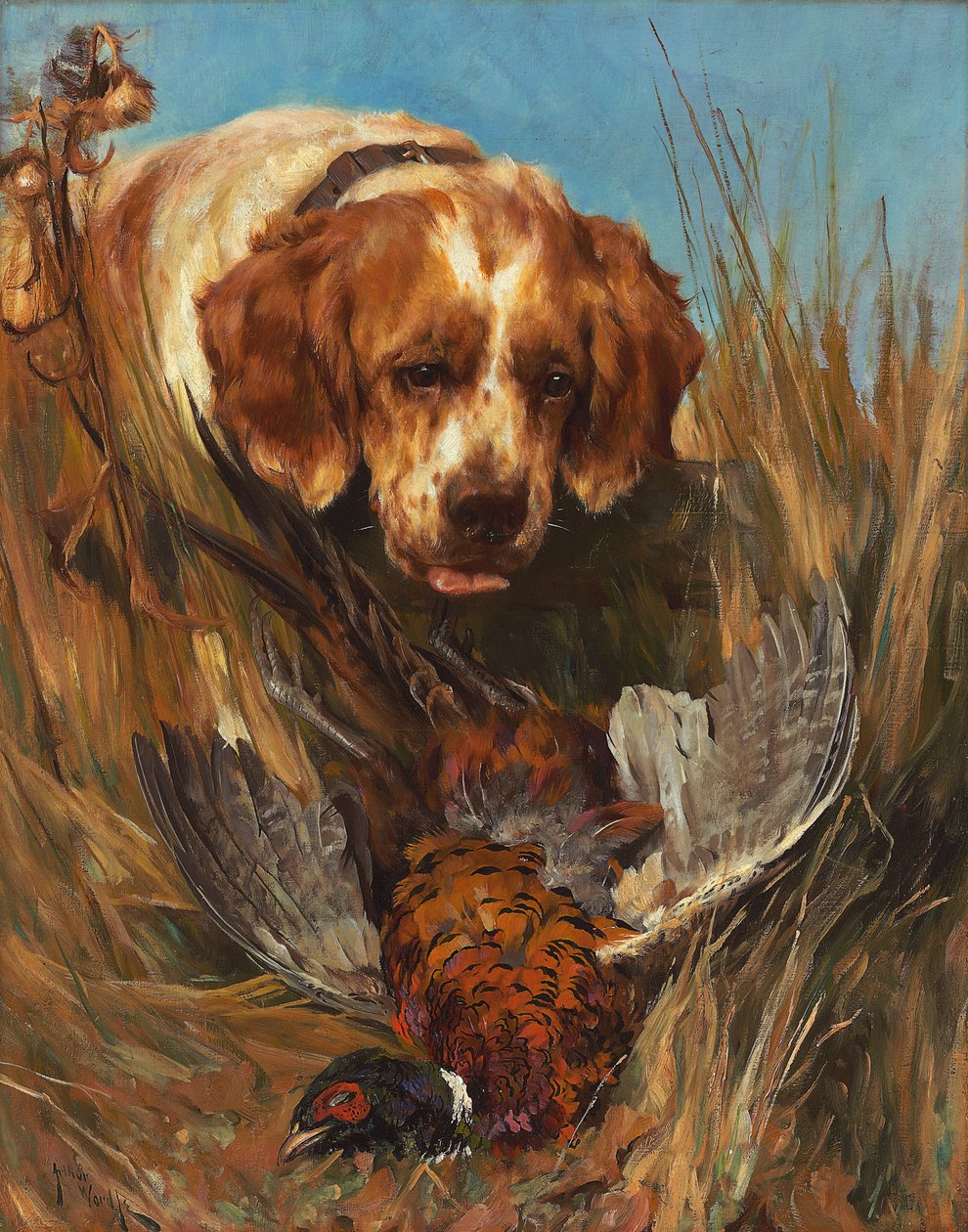 Hämtad (olja på duk) av Arthur Wardle