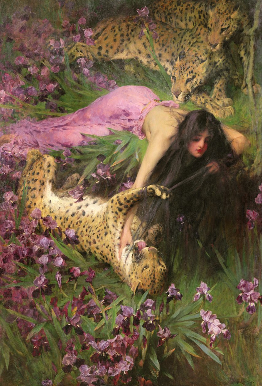 Trollkarlen, ca 1901 av Arthur Wardle