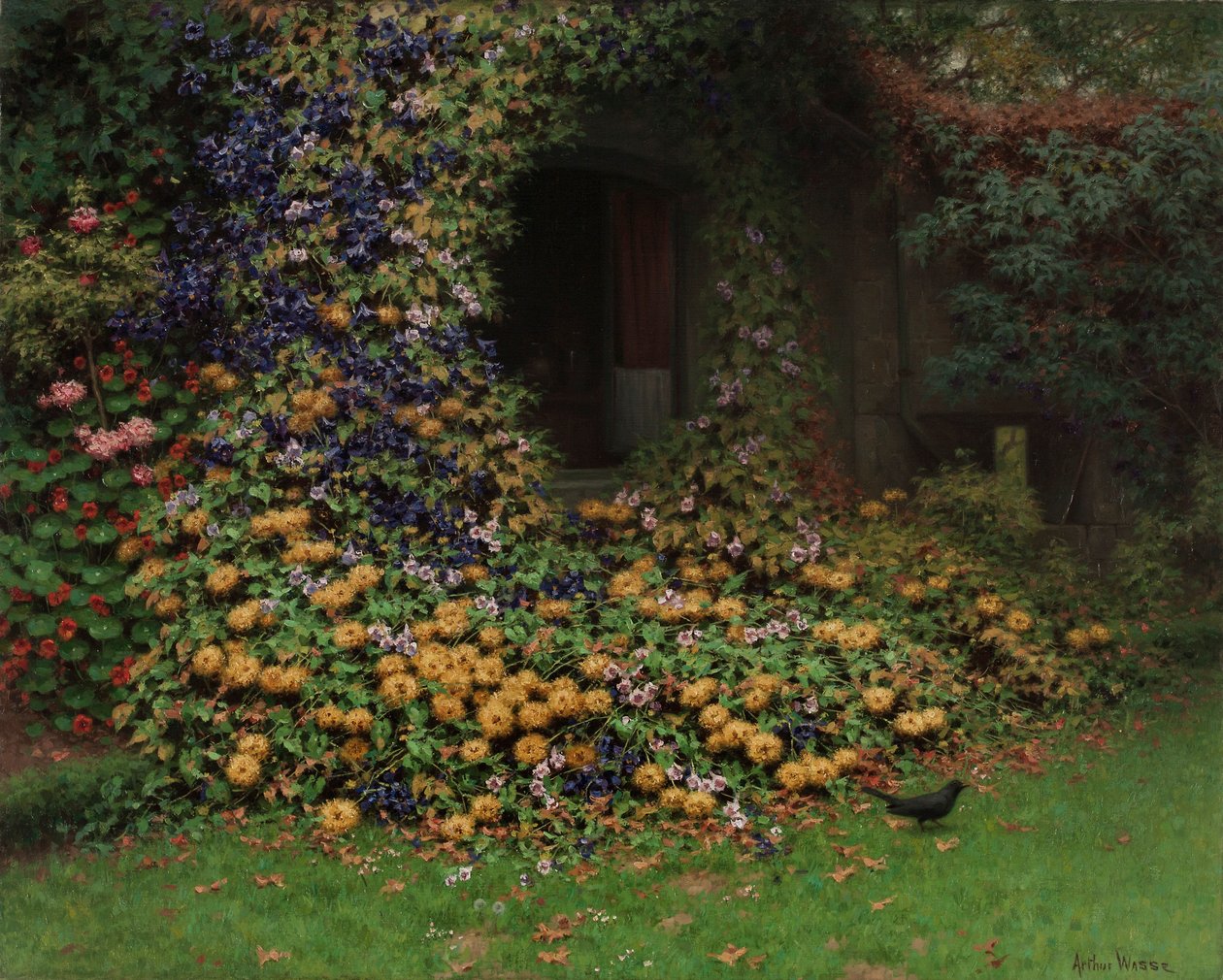 Konstnärens hem, 1920 av Arthur Wasse