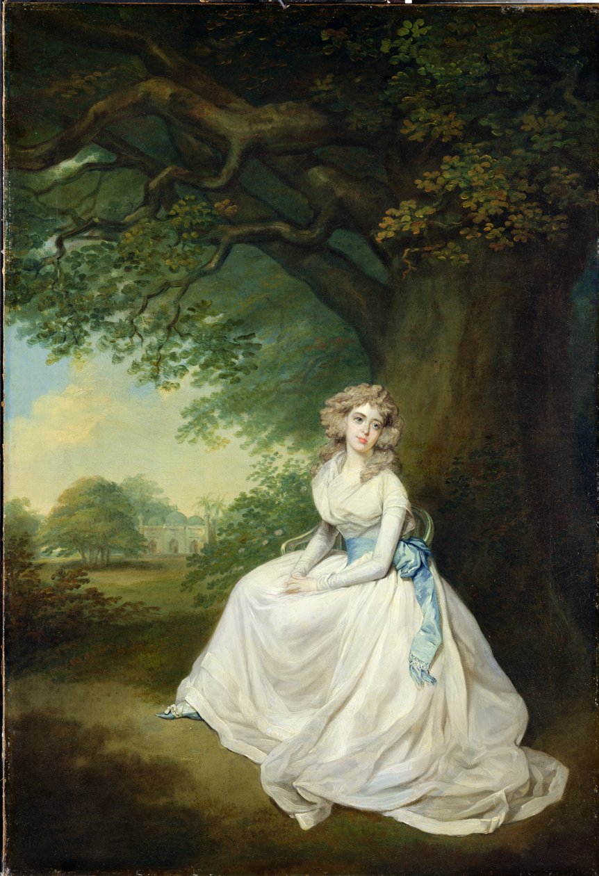 Lady Chambers, ca 1789 (olja på duk) av Arthur William Devis