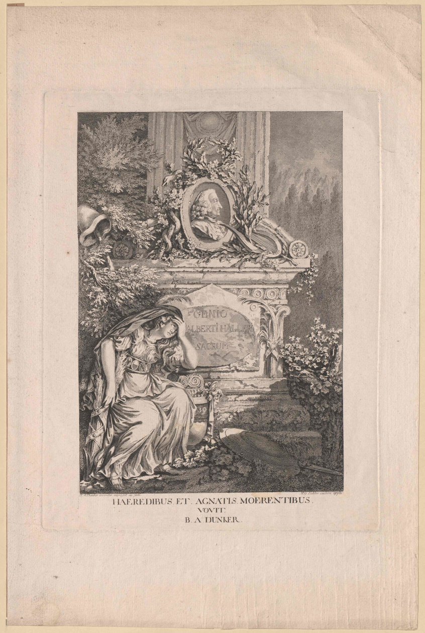 Albrecht von Haller av Artist Unknown