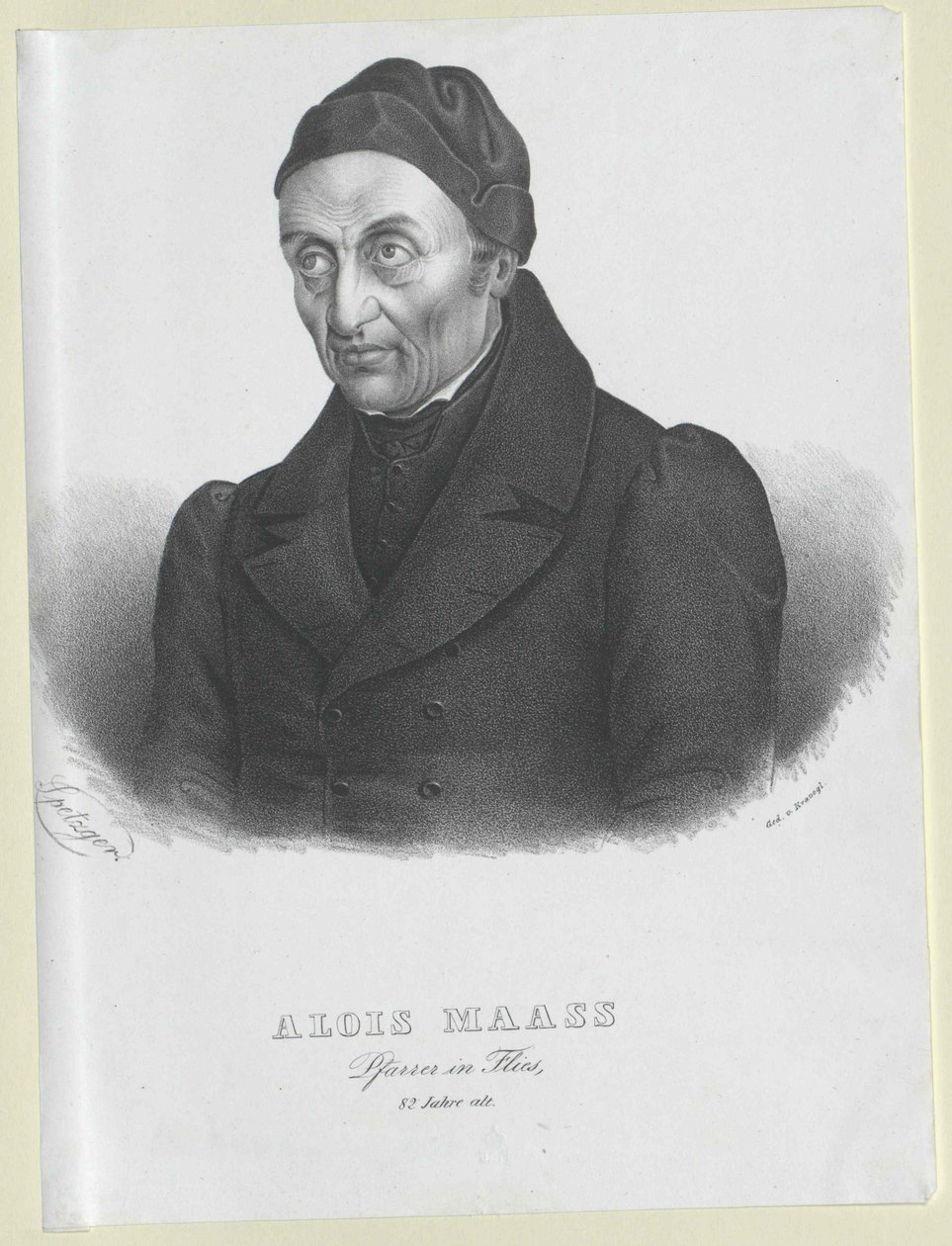 Alois Maas (tryck) av Artist Unknown