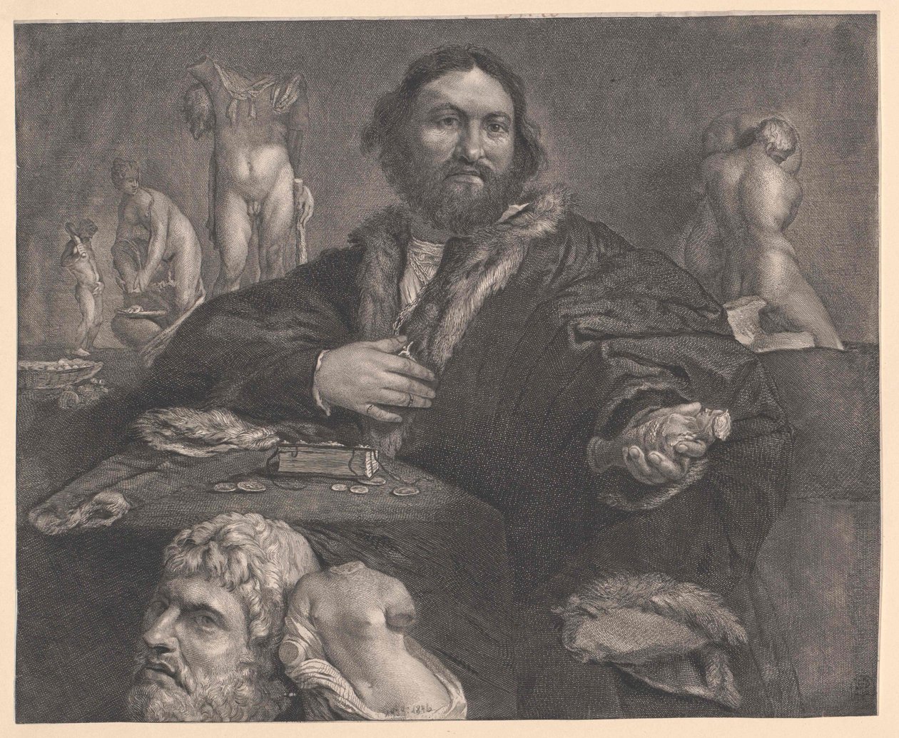 Andrea Odoni av Artist Unknown