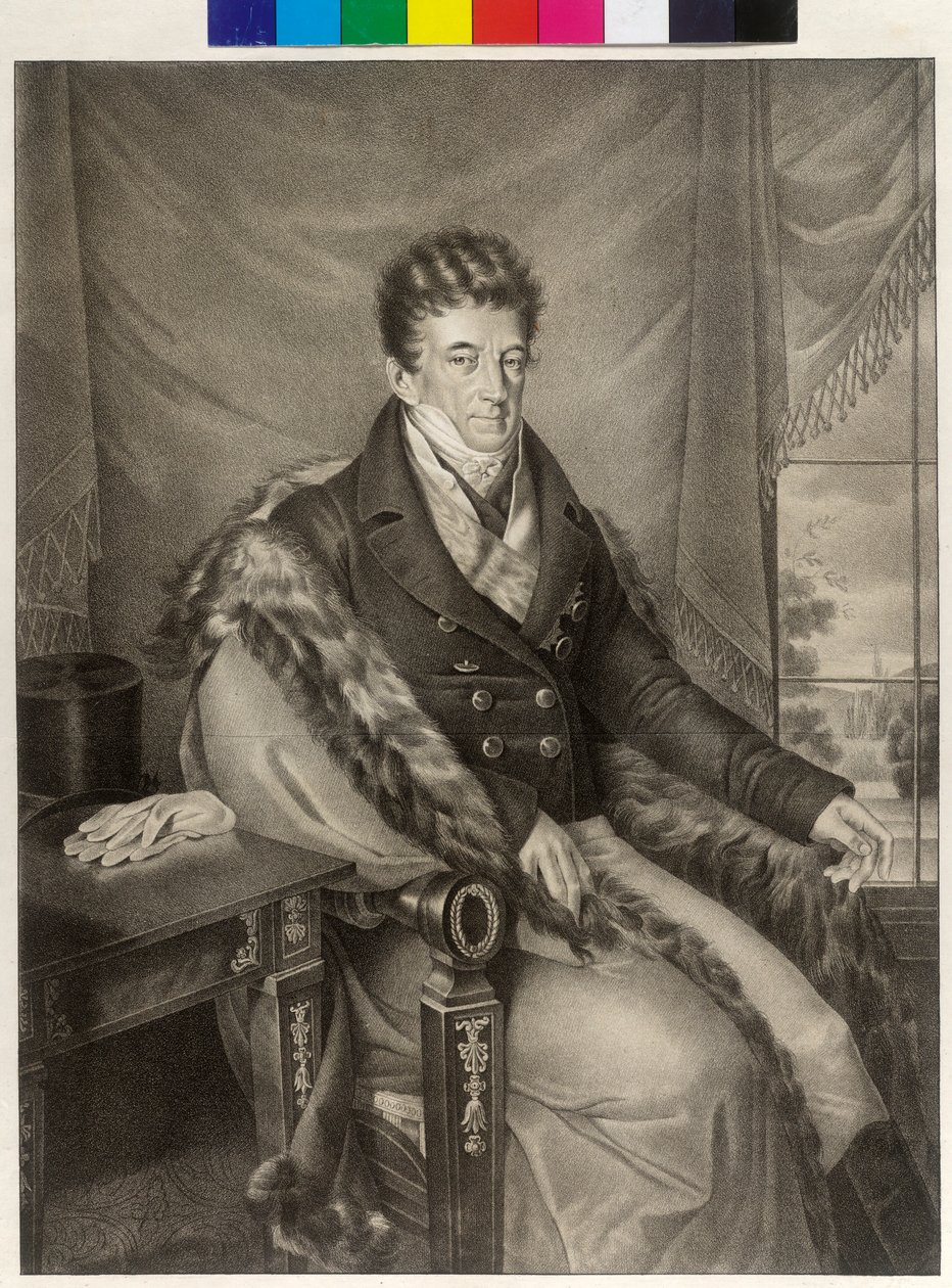 Andrej Kirillovitj greve Razumovsky av Artist Unknown