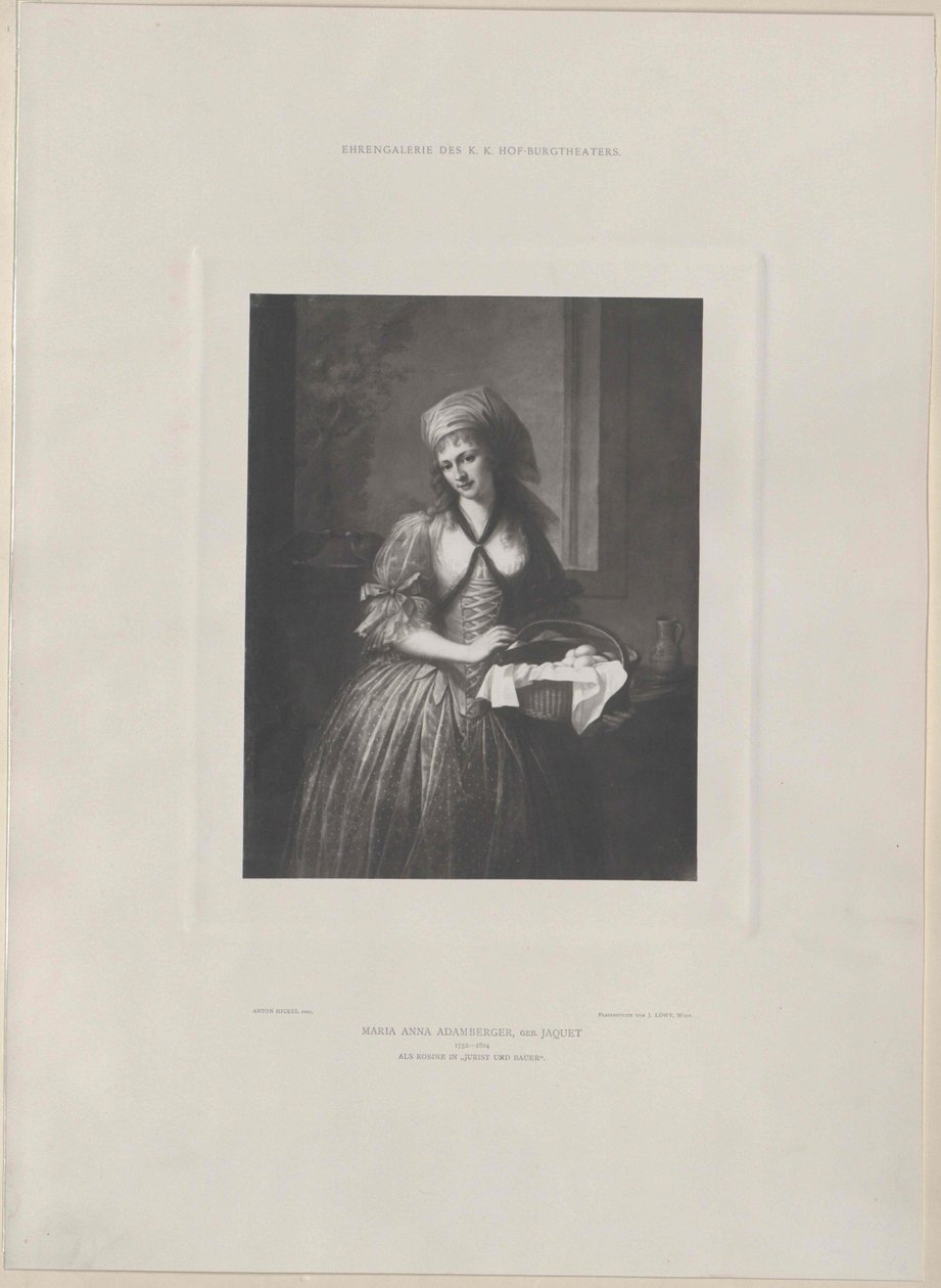 Anna Adamberger-Jaquet av Artist Unknown