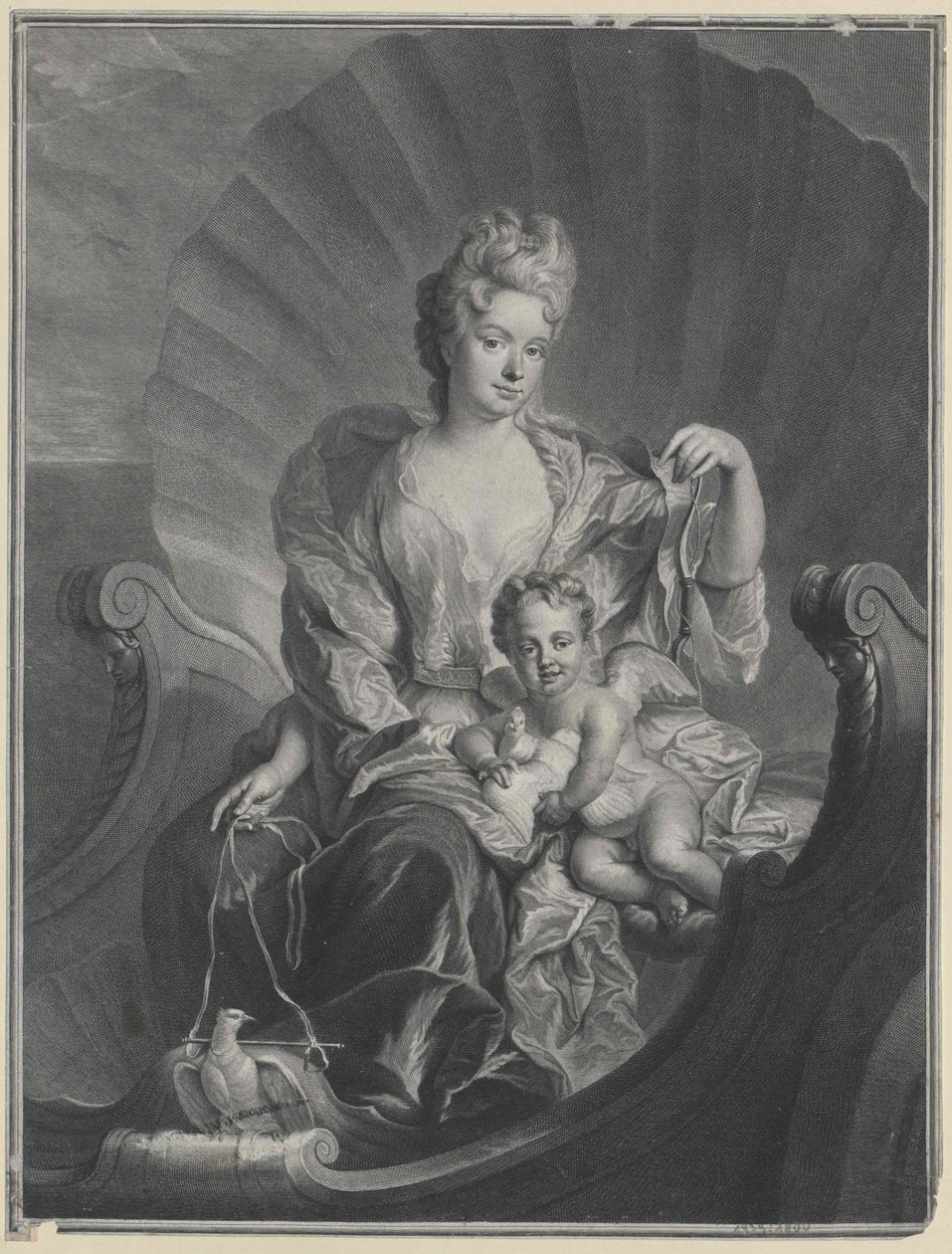 Anna Constance grevinna Cosel av Artist Unknown