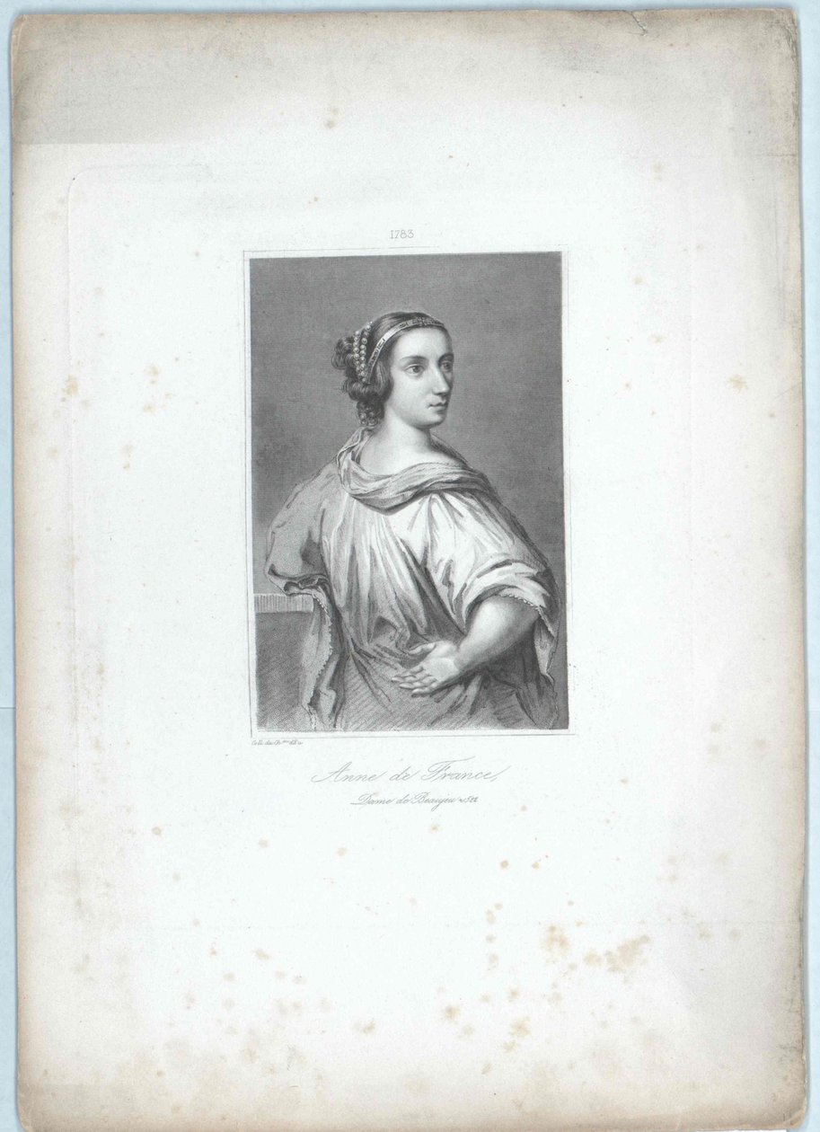 Anna av Brittany, av Artist Unknown