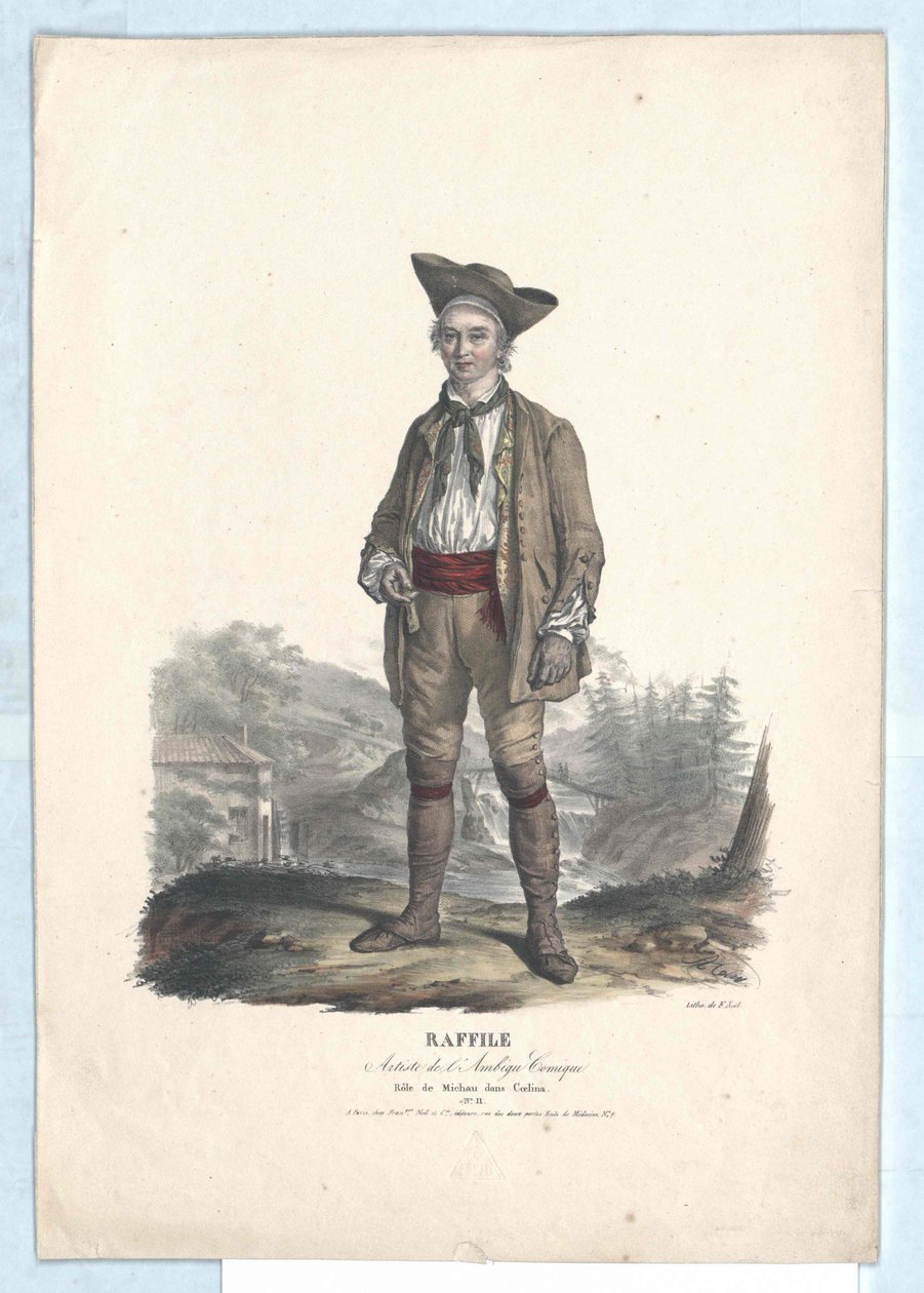 Antoine Gerard Raffile av Artist Unknown