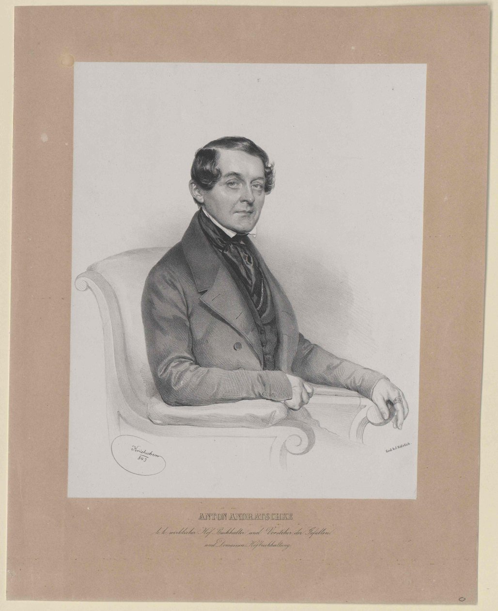 Anton Andratschke av Artist Unknown