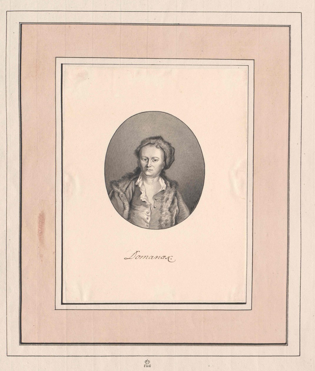 Anton Matthew Joseph Domanoek (tryck) av Artist Unknown