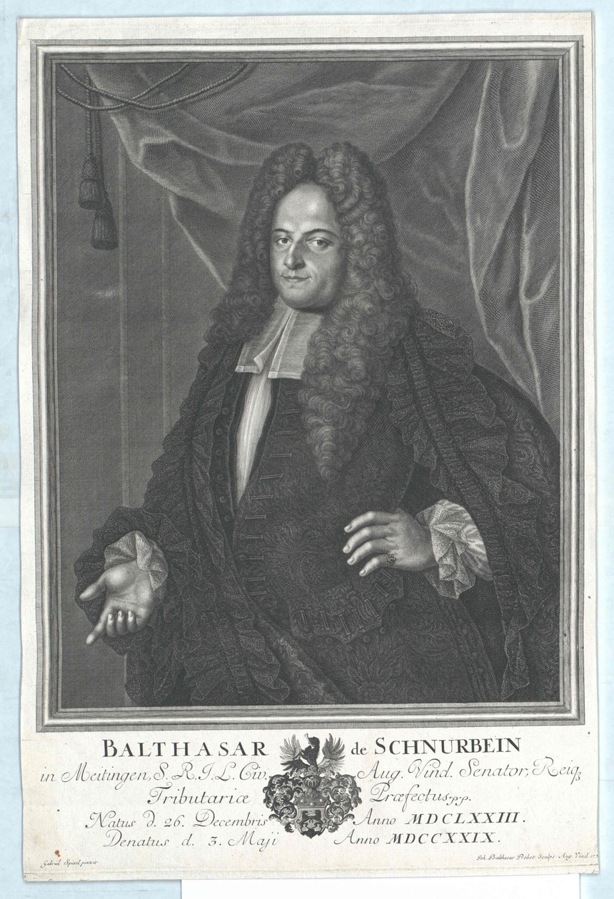 Balthazar Schnurbein von und zu Meitingen av Artist Unknown