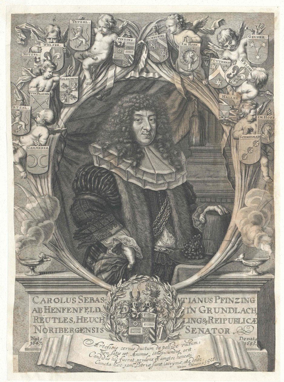 Carl Sebastian Pfinzing från Henfenfeld av Artist Unknown