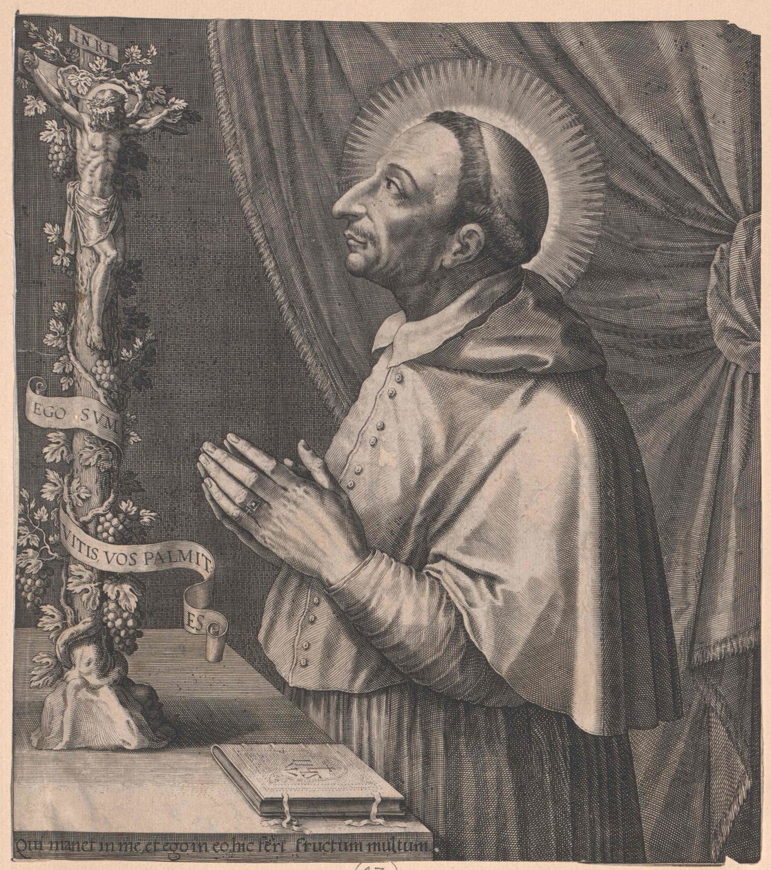 Carlo Borromeo, av Artist Unknown