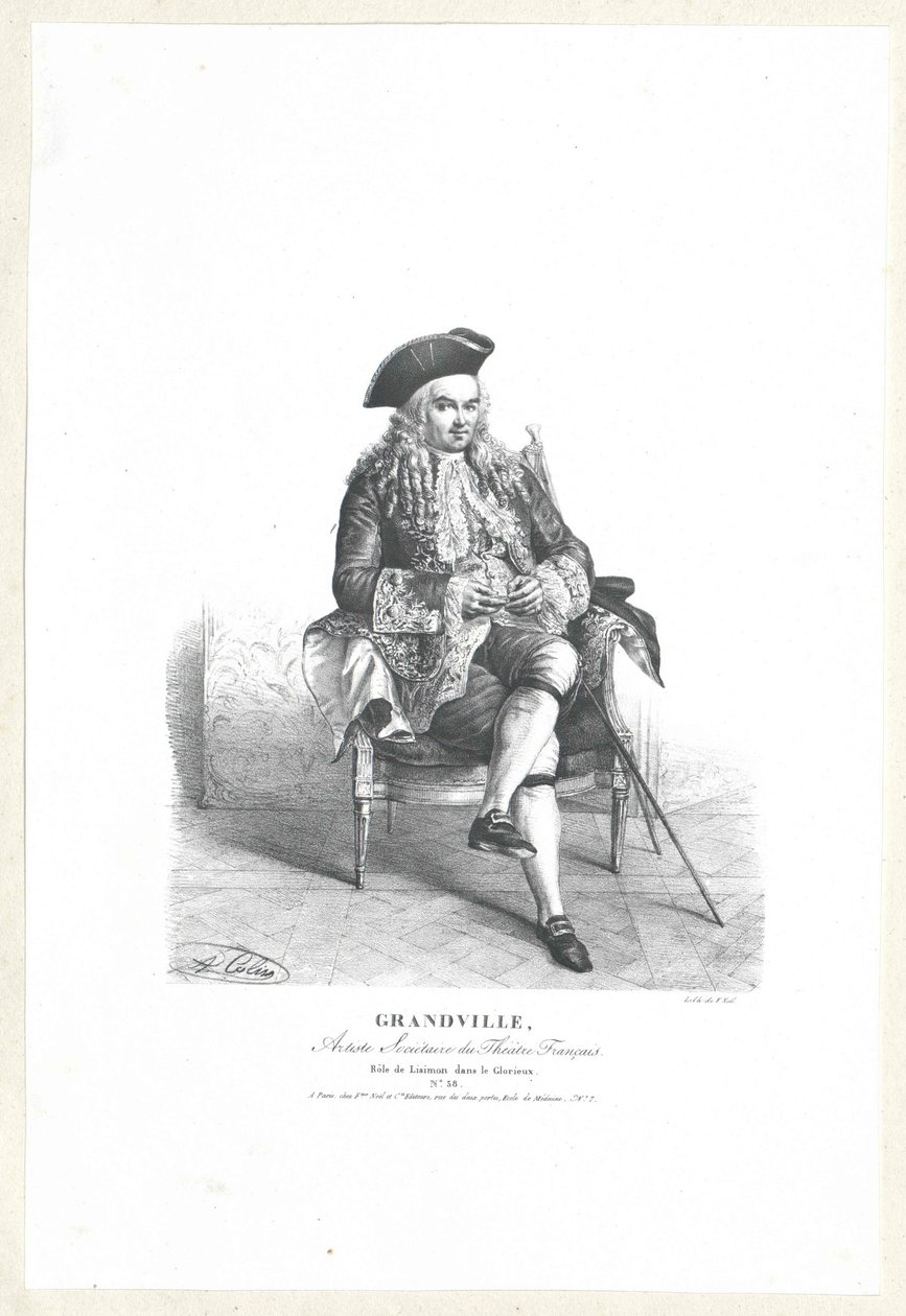 Charles Francois Grandin av Artist Unknown