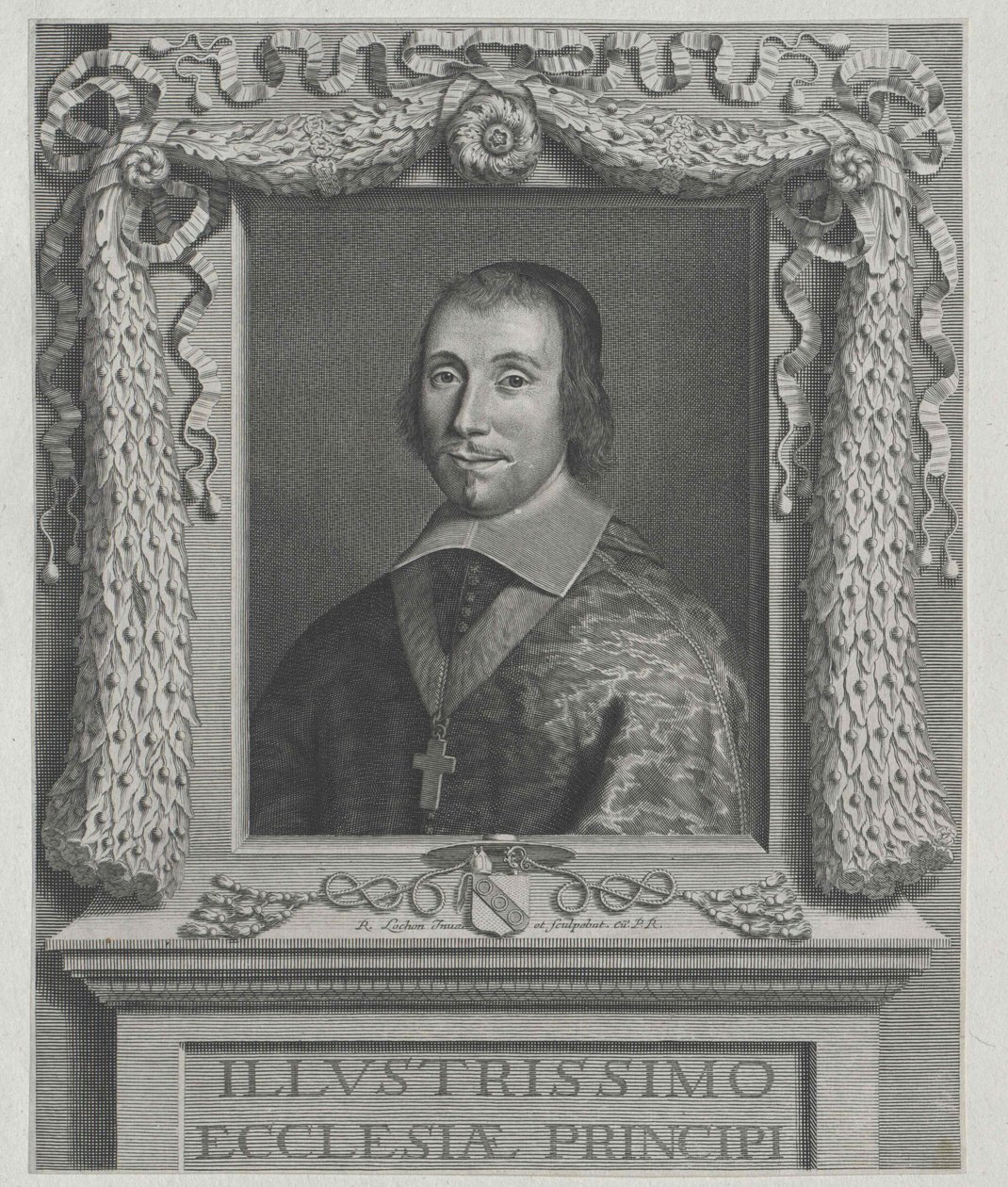 Charles de Bourlon (tryck) av Artist Unknown